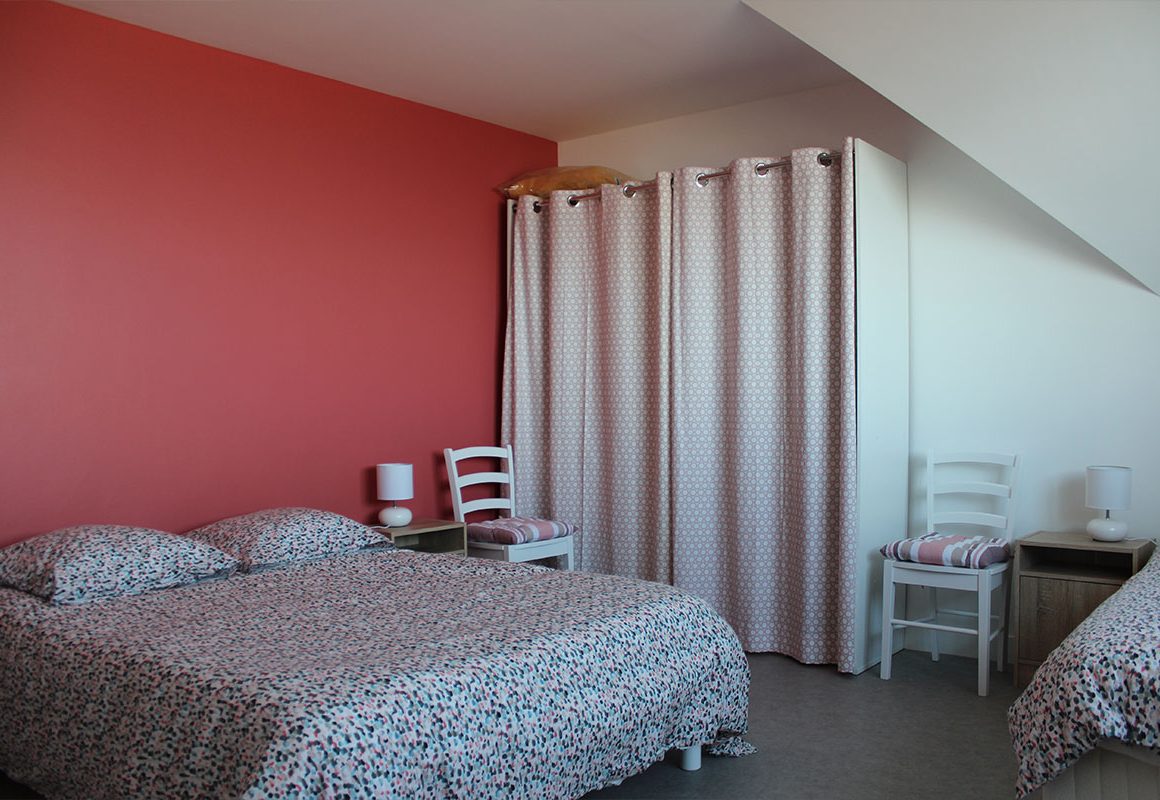 Chambre roase saumon