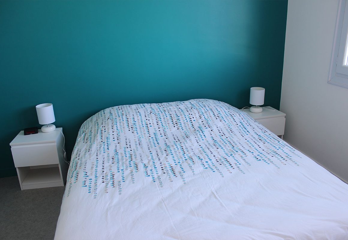 Chambre vert canard
